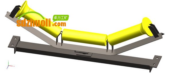 上調心摩擦托輥